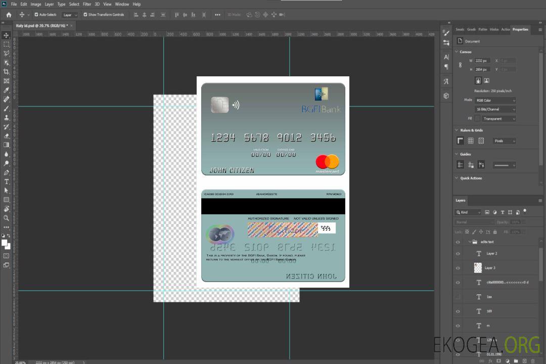 Carte Mastercard Gabon BGFI Banque template Carte Mastercard Gabon BGFI Banque template